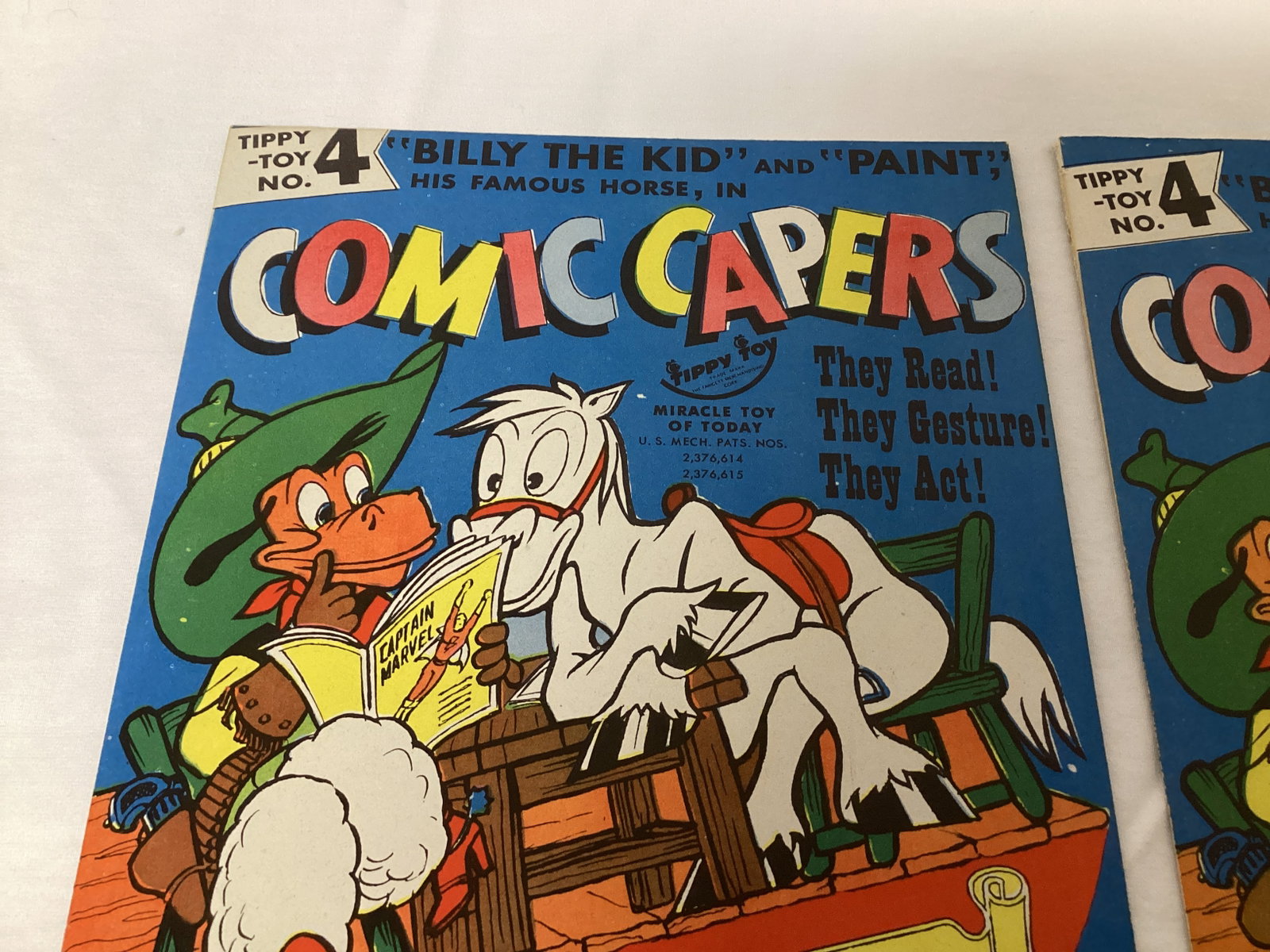Comic Capers Tippy Toy 4 Billy the Kid and Paint Toys - 2