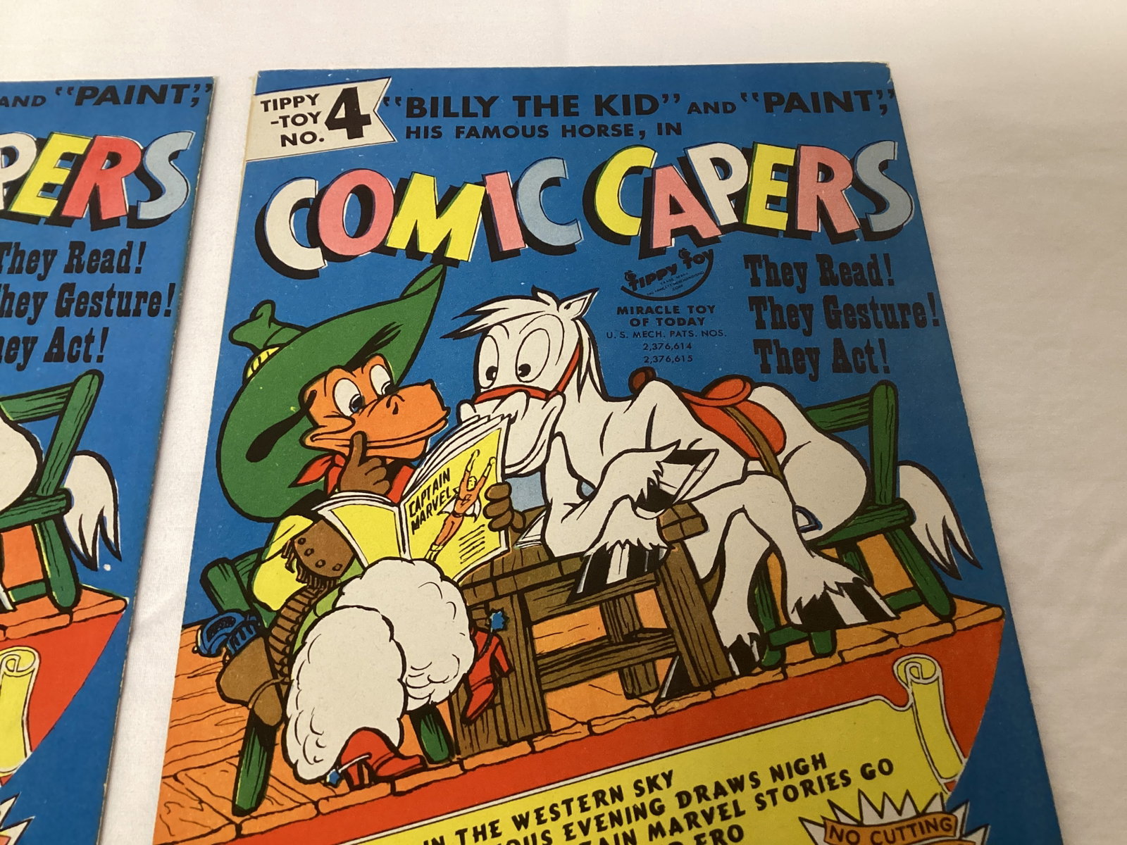 Comic Capers Tippy Toy 4 Billy the Kid and Paint Toys - 4