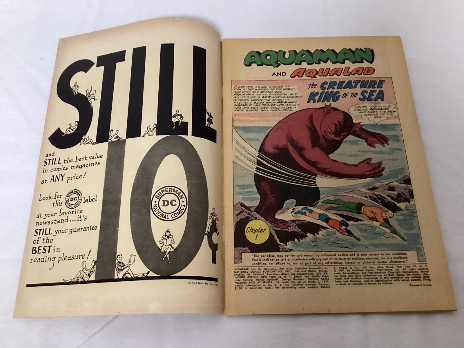 Showcase 32 DC Aquaman and Aqualad Comic Book - 6