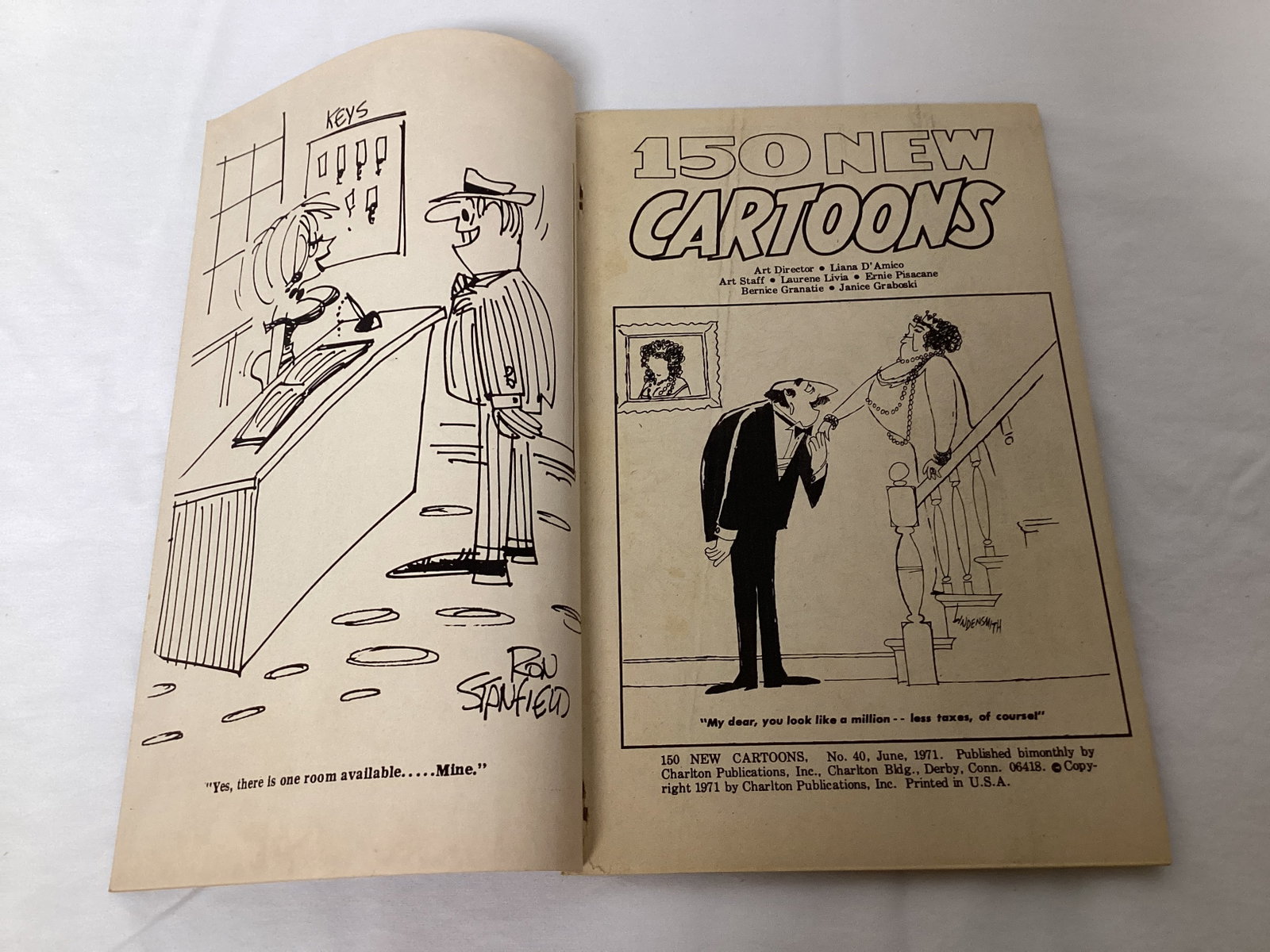 150 New Cartoons 40 Charlton Comic Book - 6