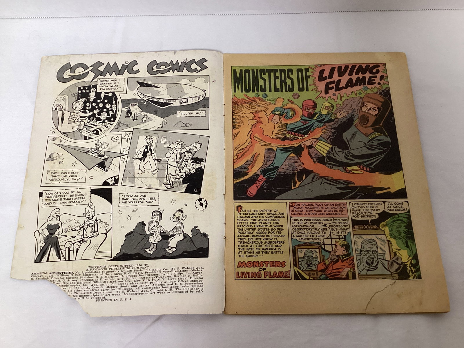 Amazing Adventures 2 Ziff Davis Comic Book - 6