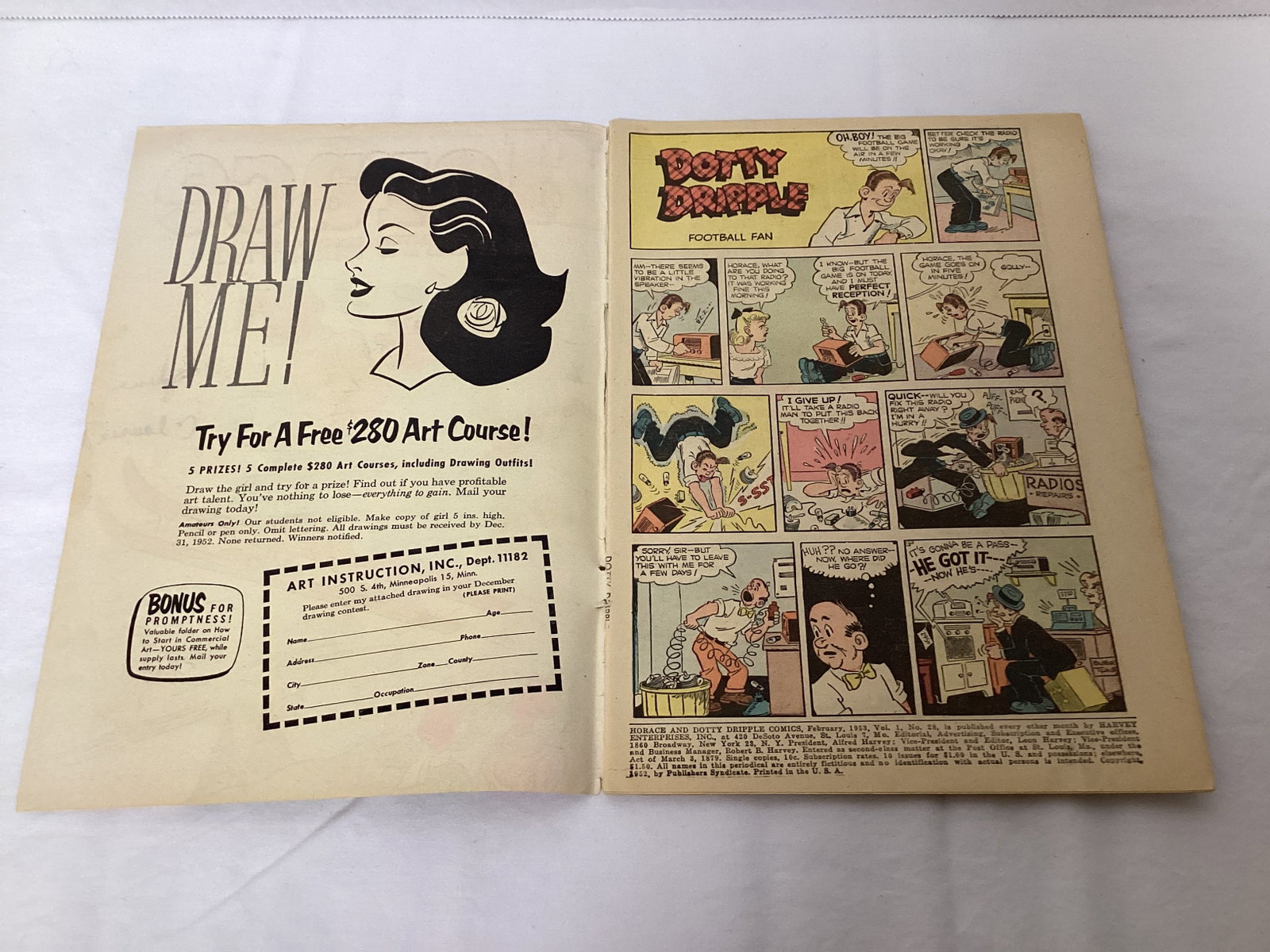 Horace and Dotty Dripple Comics 28 Harvey Comic Book - 6