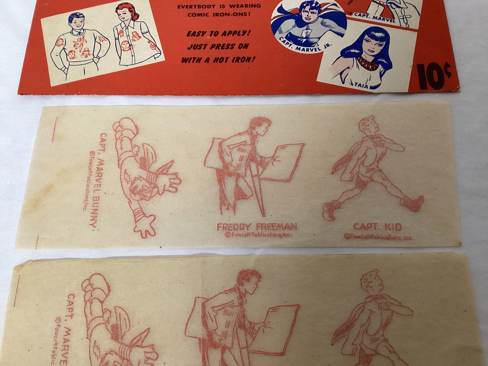 Fawcett Comic Heroes Iron Ons - 3