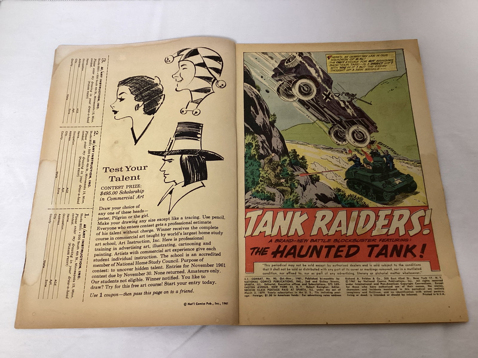 GI Combat 90 DC War Comic Book - 6