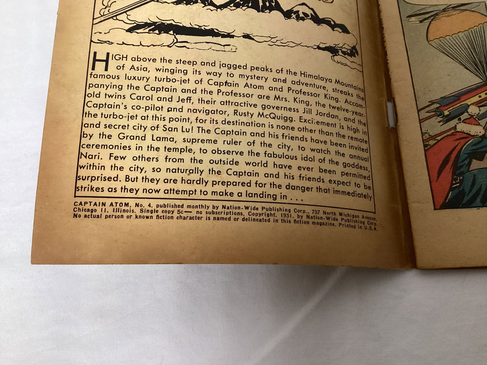 Captain Atom 4 Comic Ashcan - 5