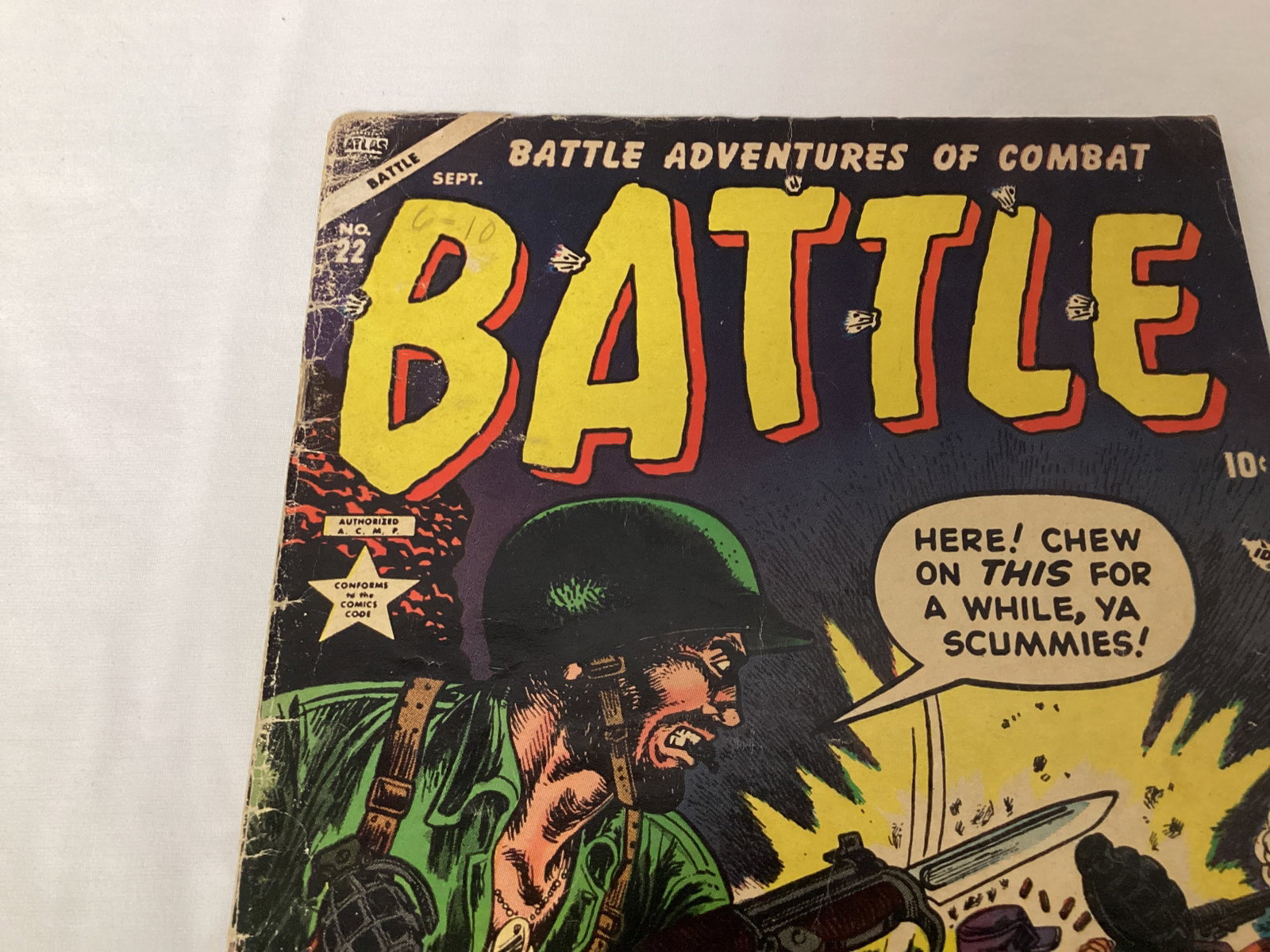 Battle 22 Atlas War Comic Book - 2