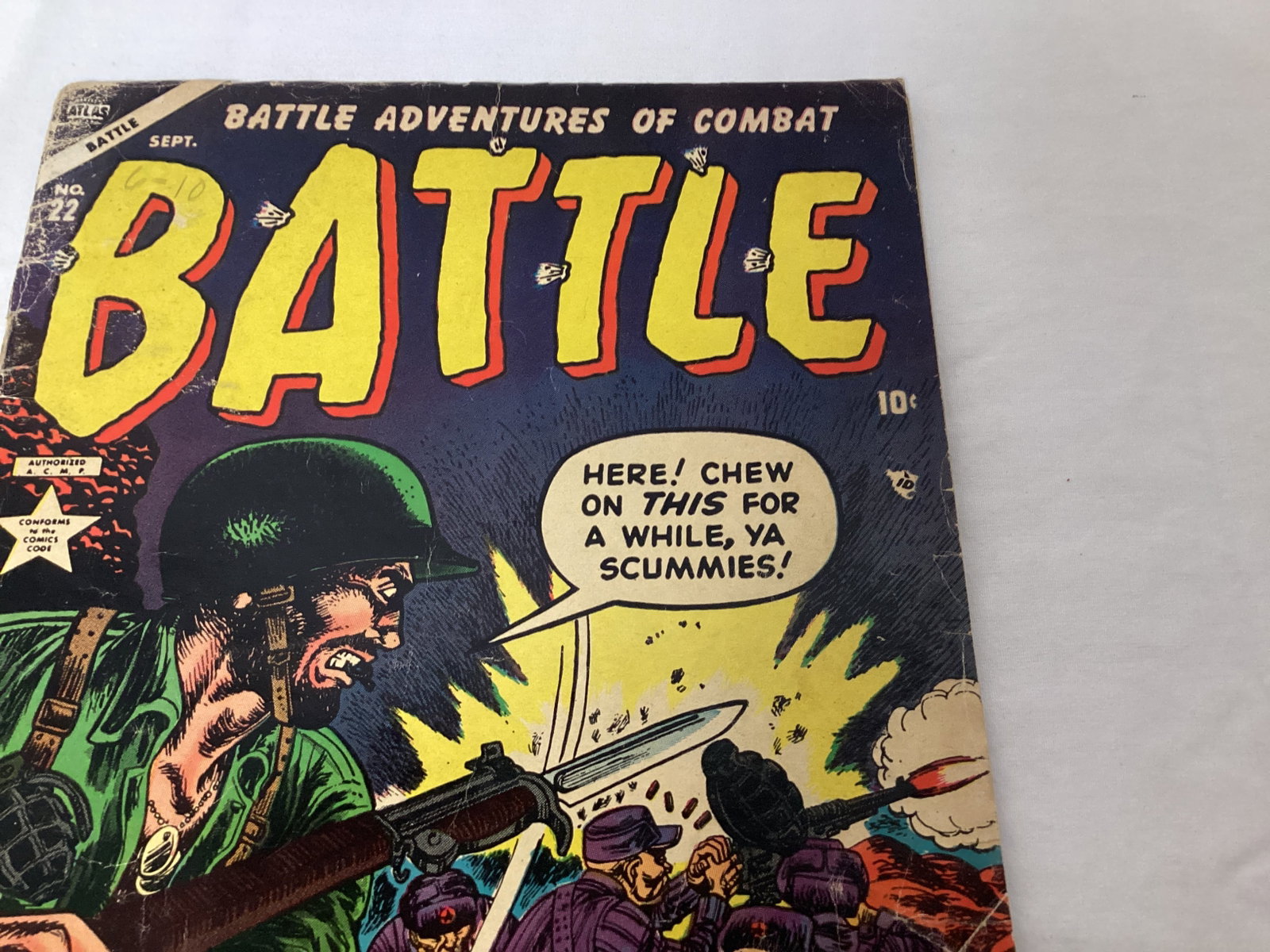 Battle 22 Atlas War Comic Book - 3
