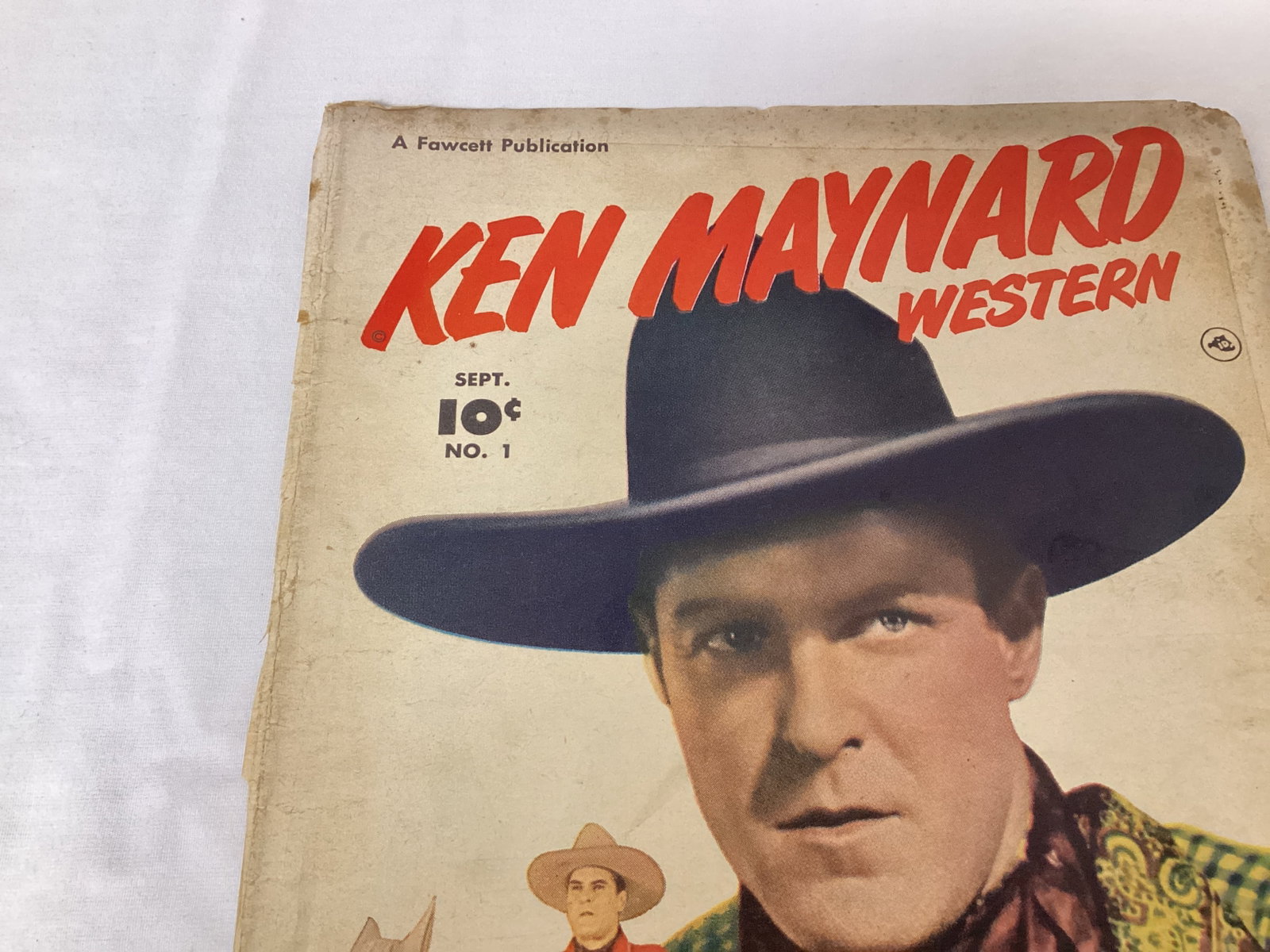 Ken Maynard Western 1 Fawcett Comic Book - 2