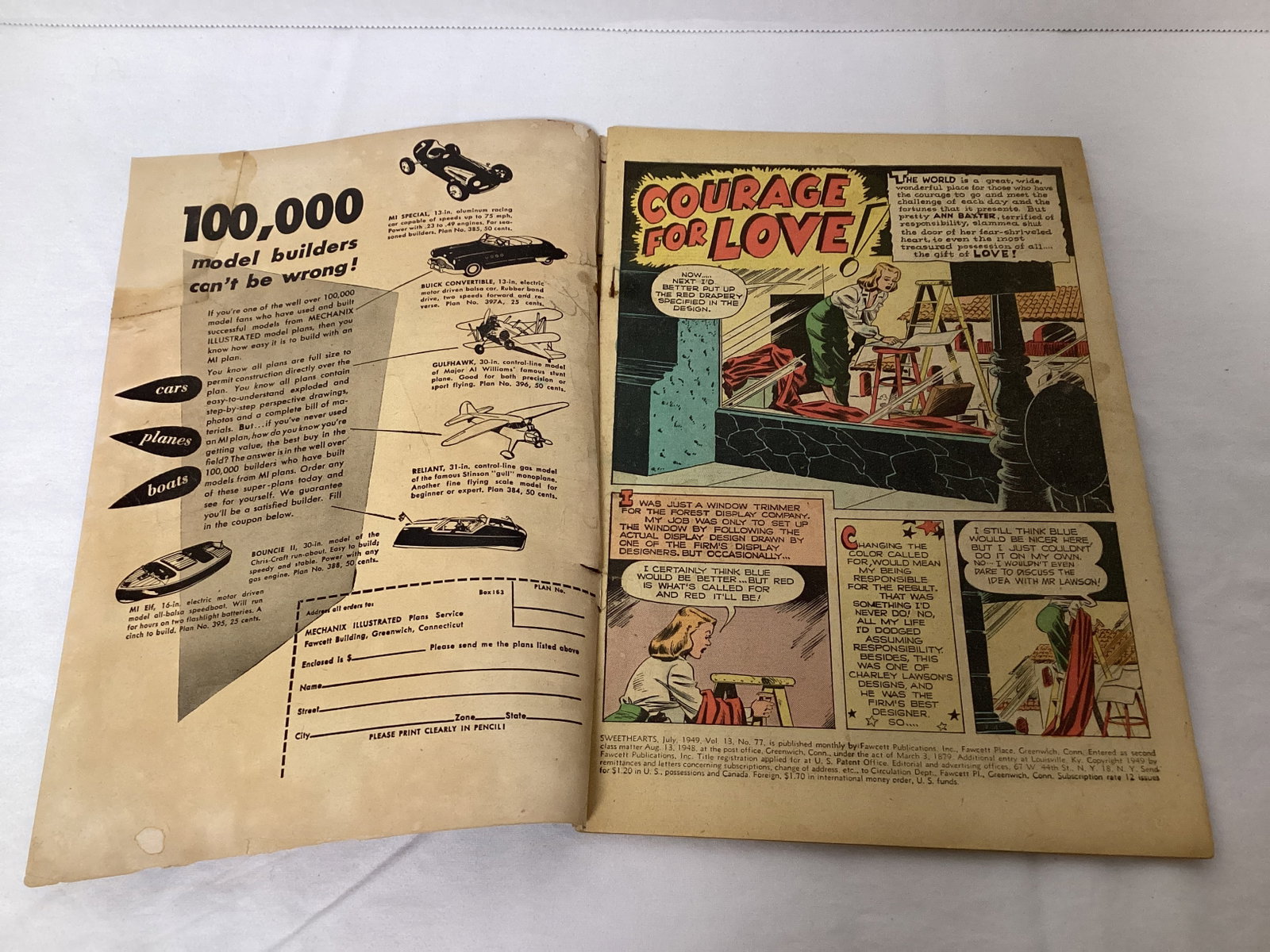Sweethearts 77 Fawcett Comic Book - 6
