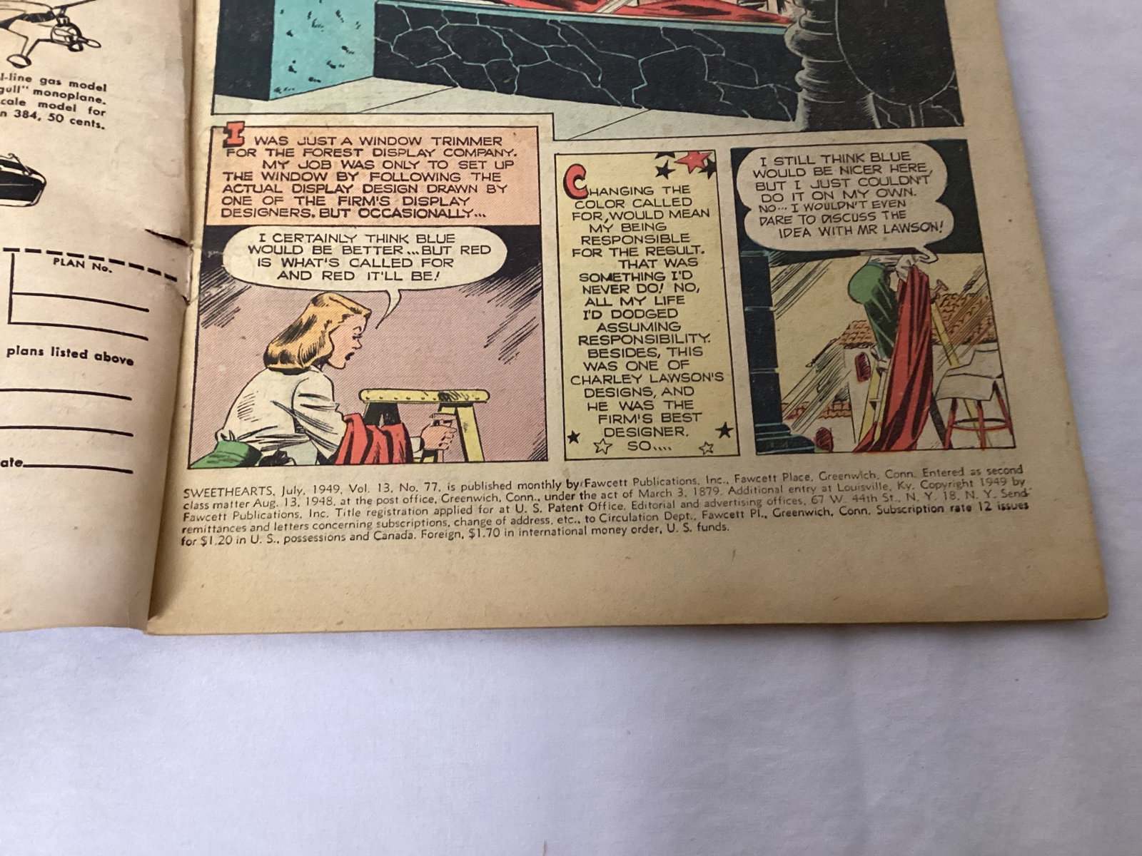 Sweethearts 77 Fawcett Comic Book - 7