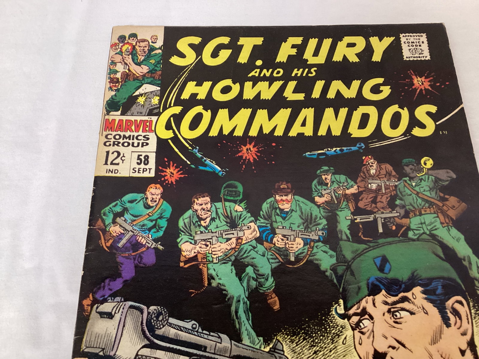 Sgt. Fury and His Howling Commandos 58 Marvel Comic Book - 2
