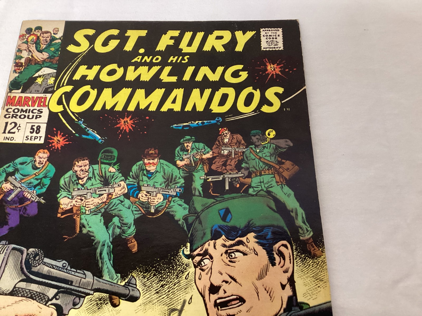 Sgt. Fury and His Howling Commandos 58 Marvel Comic Book - 3