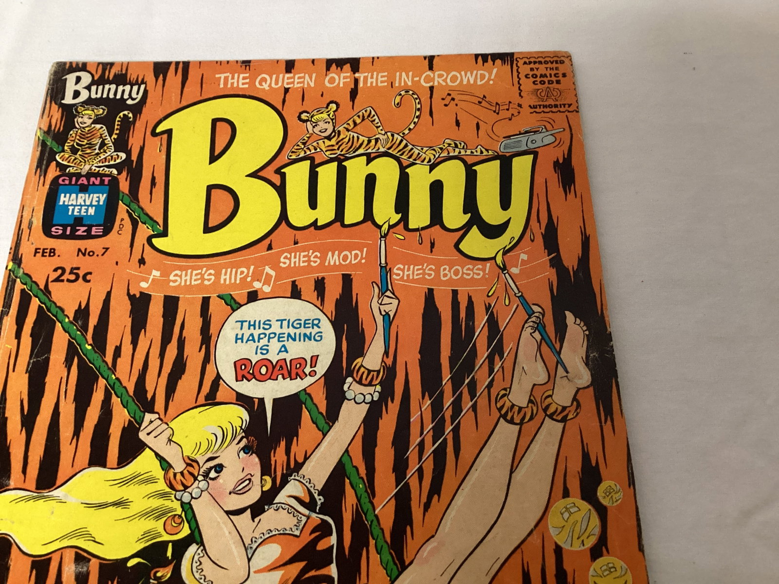 Bunny 7 Harvey Comic Book - 3