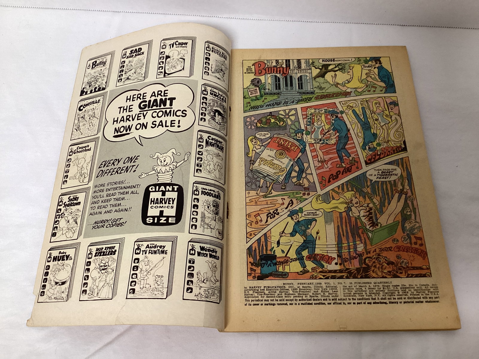 Bunny 7 Harvey Comic Book - 6