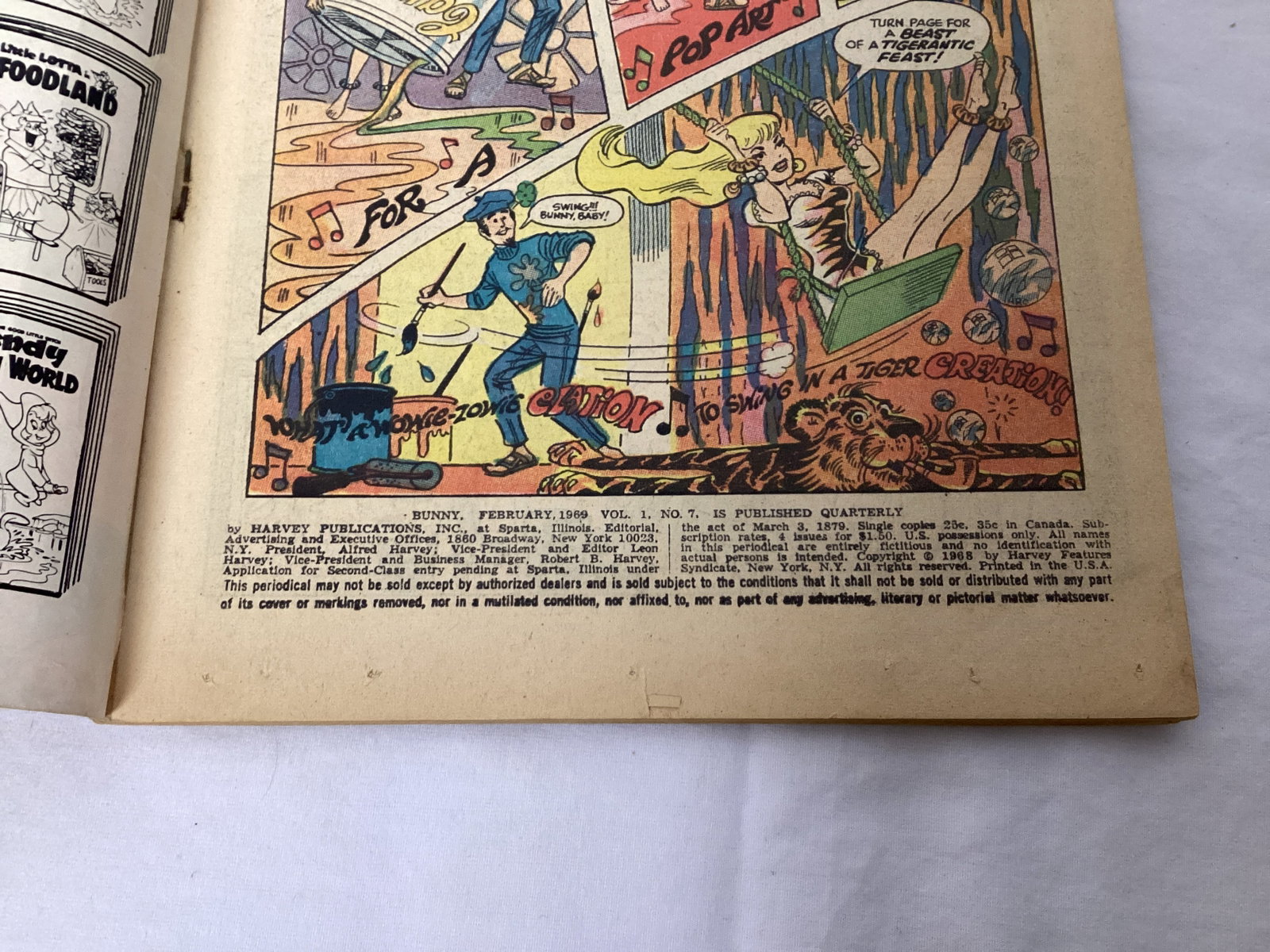 Bunny 7 Harvey Comic Book - 7