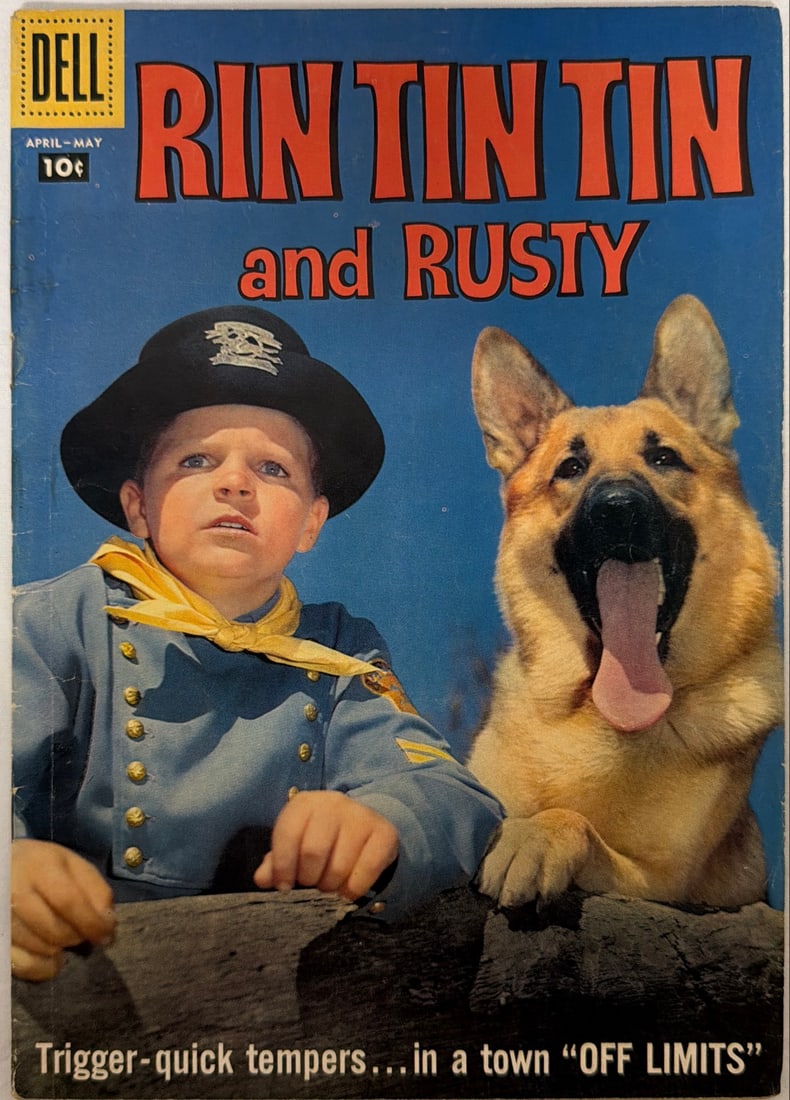Rin Tin Tin and Rusty 24 Dell Comic Book: 1958, please preview and see all photos for condition