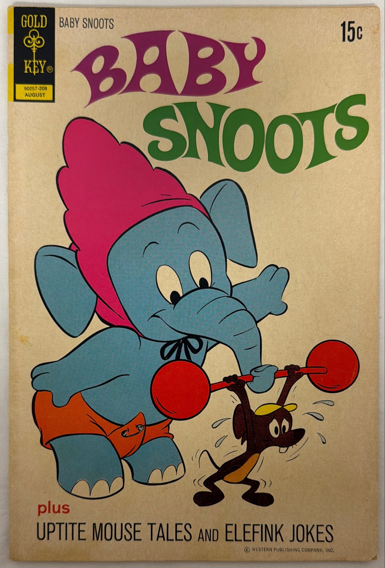 Baby Snoots 9 Gold Key Comic Book: 1972, Mark Jewelers, please preview and see all photos for condition