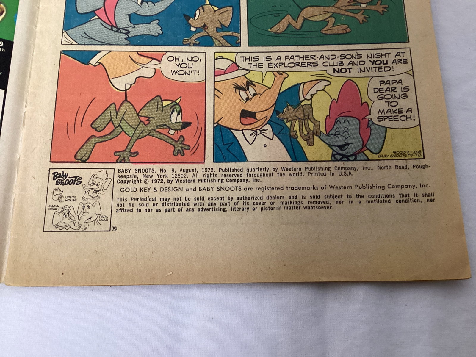 Baby Snoots 9 Gold Key Comic Book - 7
