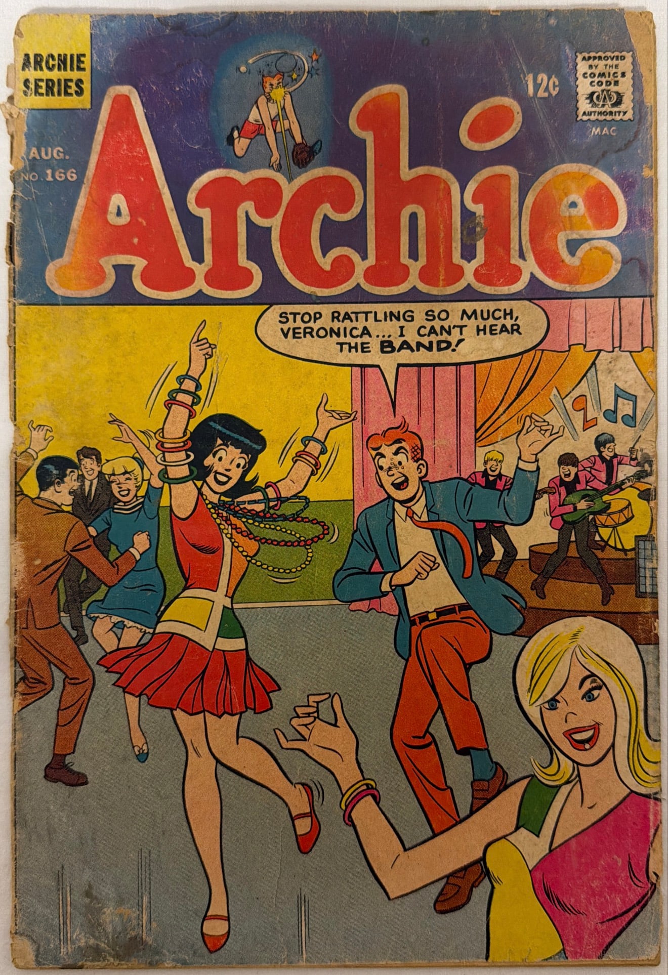 Archie 166 Comic Book: 1966, please preview and see all photos for condition