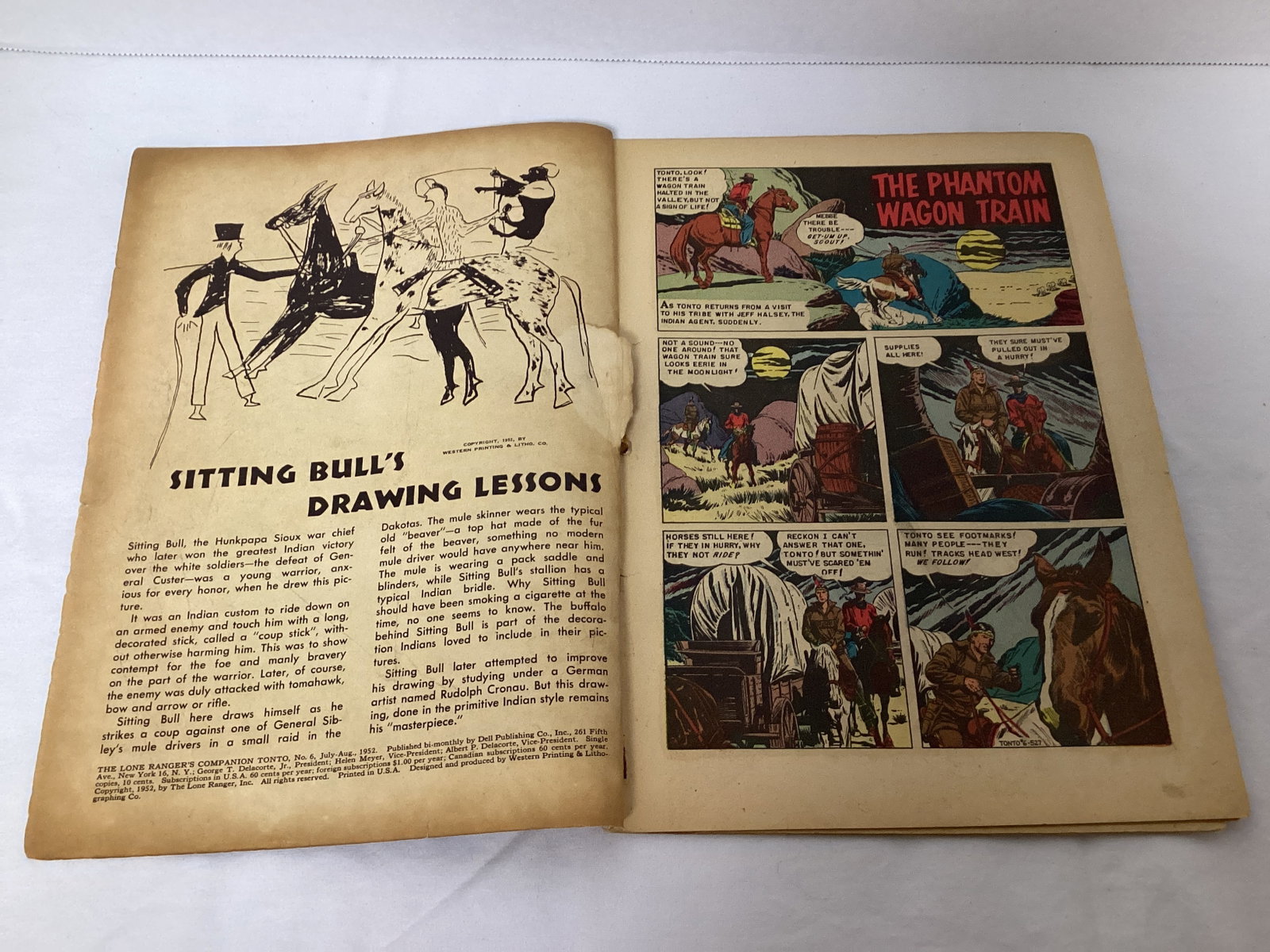 Tonto 6 Dell Western Comic Book - 6
