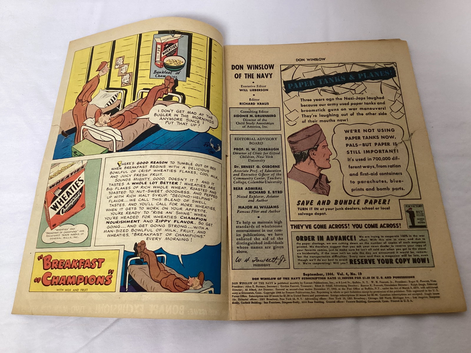 Don Winslow of the Navy 19 Fawcett Comic Book - 6