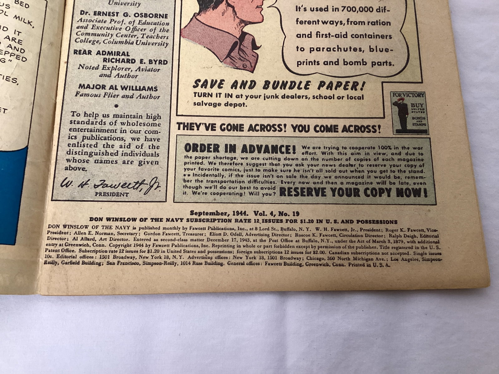 Don Winslow of the Navy 19 Fawcett Comic Book - 7