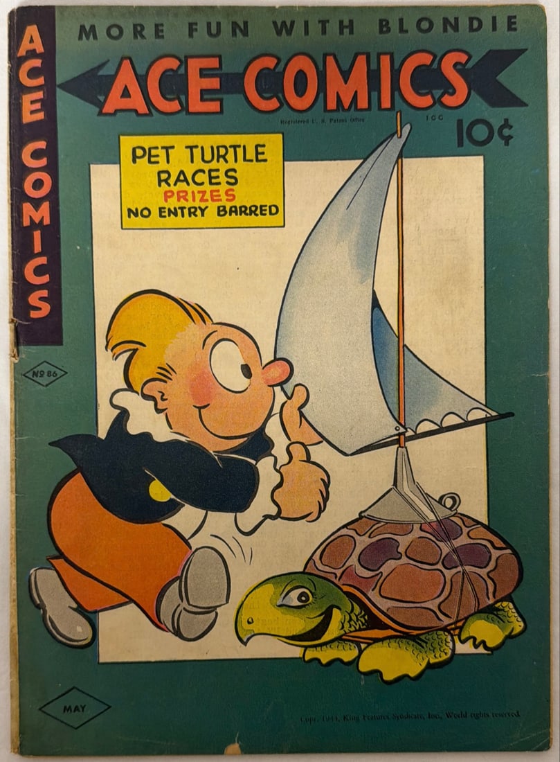 Ace Comics 86 King Comic Book: 1944, please preview and see all photos for condition