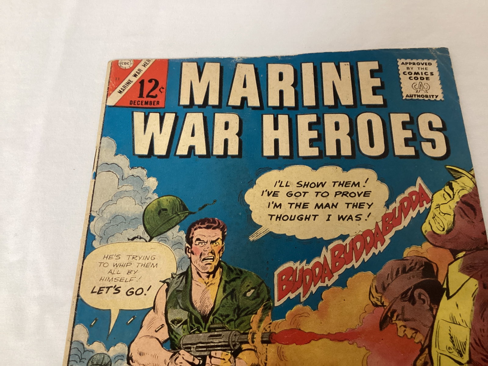 Marine War Heroes 11 Charlton Comic Book - 2