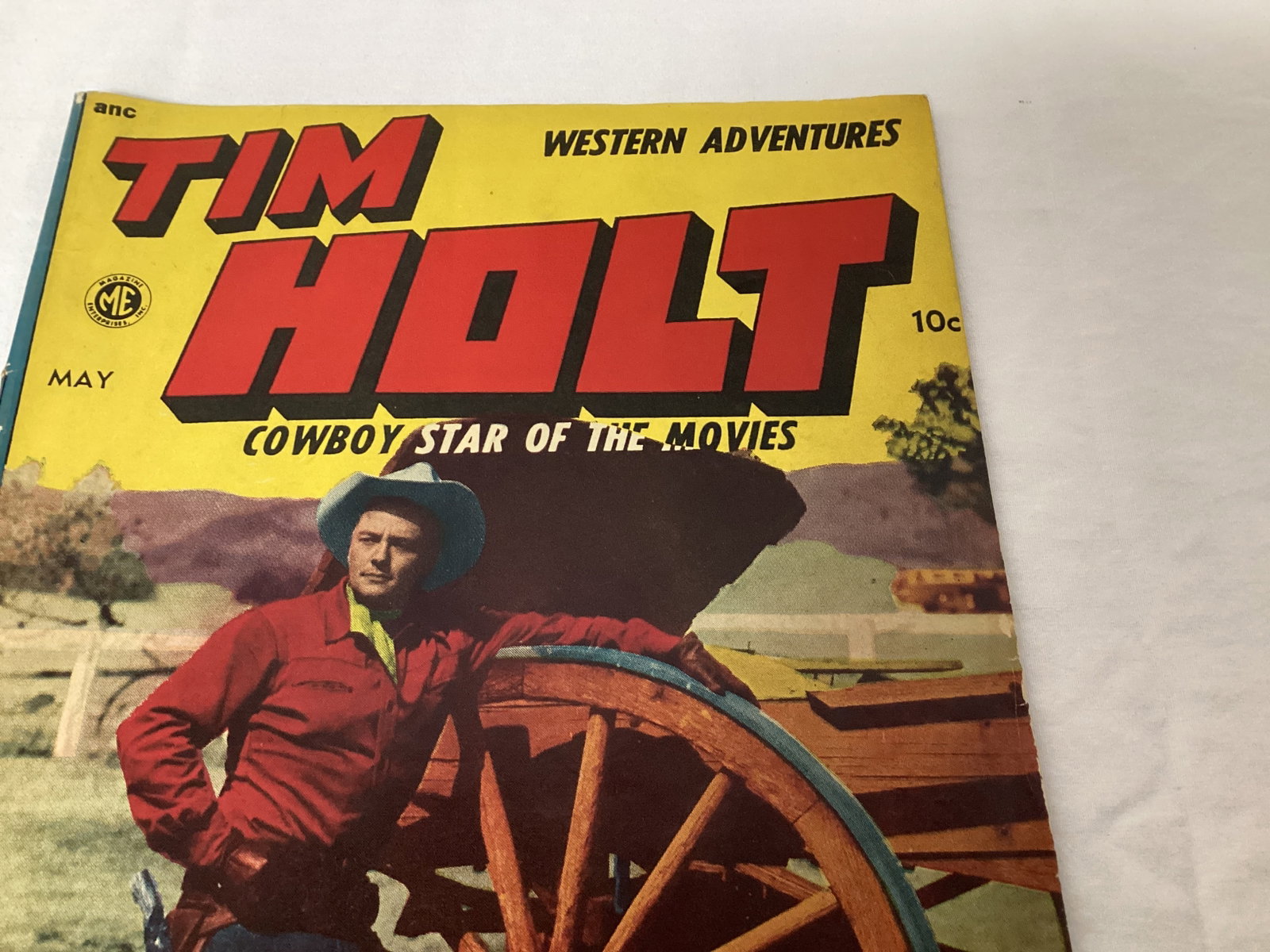 Tim Holt 6 Magazine Enterprises Western Comic Book - 3