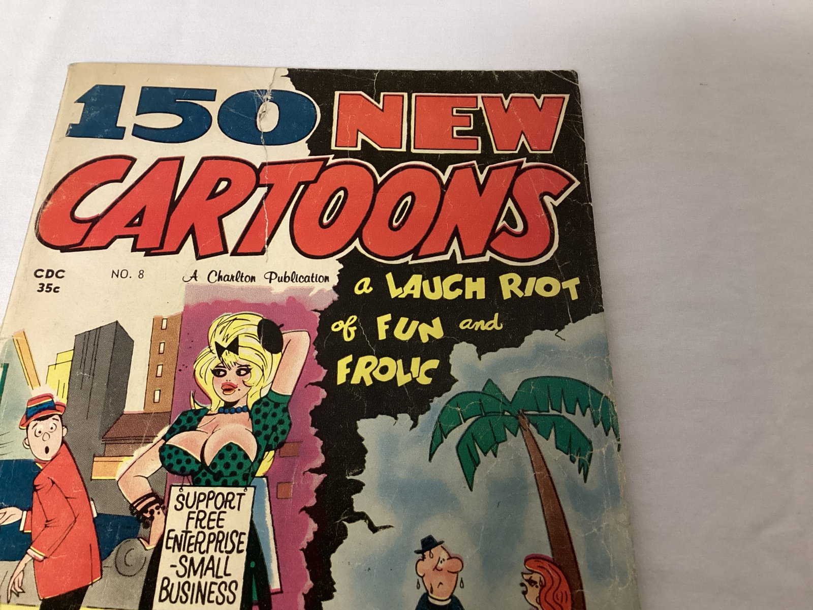 150 New Cartoons 8 Charlton Comic Book - 3