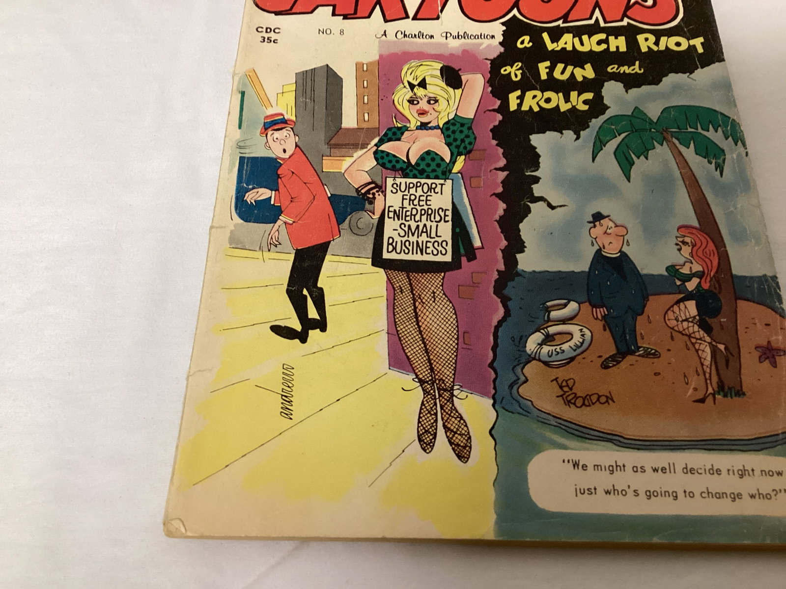 150 New Cartoons 8 Charlton Comic Book - 4