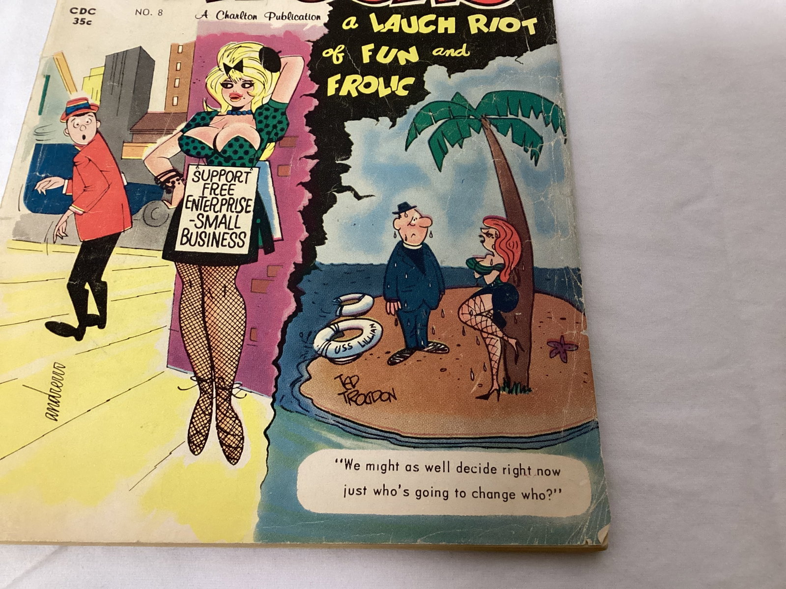 150 New Cartoons 8 Charlton Comic Book - 5
