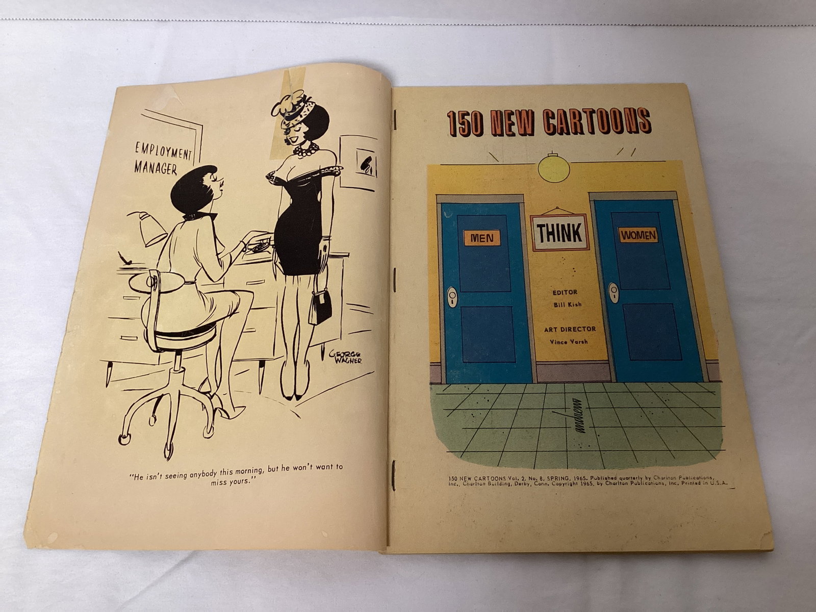 150 New Cartoons 8 Charlton Comic Book - 6
