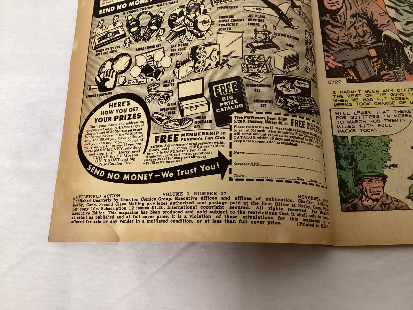 Battlefield Action 27 Charlton Comic Book - 7