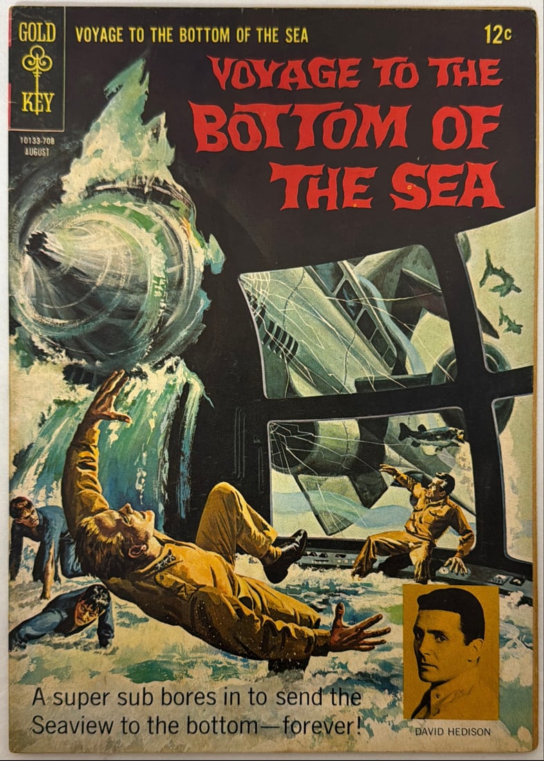 Voyage to the Bottom of the Sea 9 Gold Key Comic Book: 1967, please preview and see all photos for condition