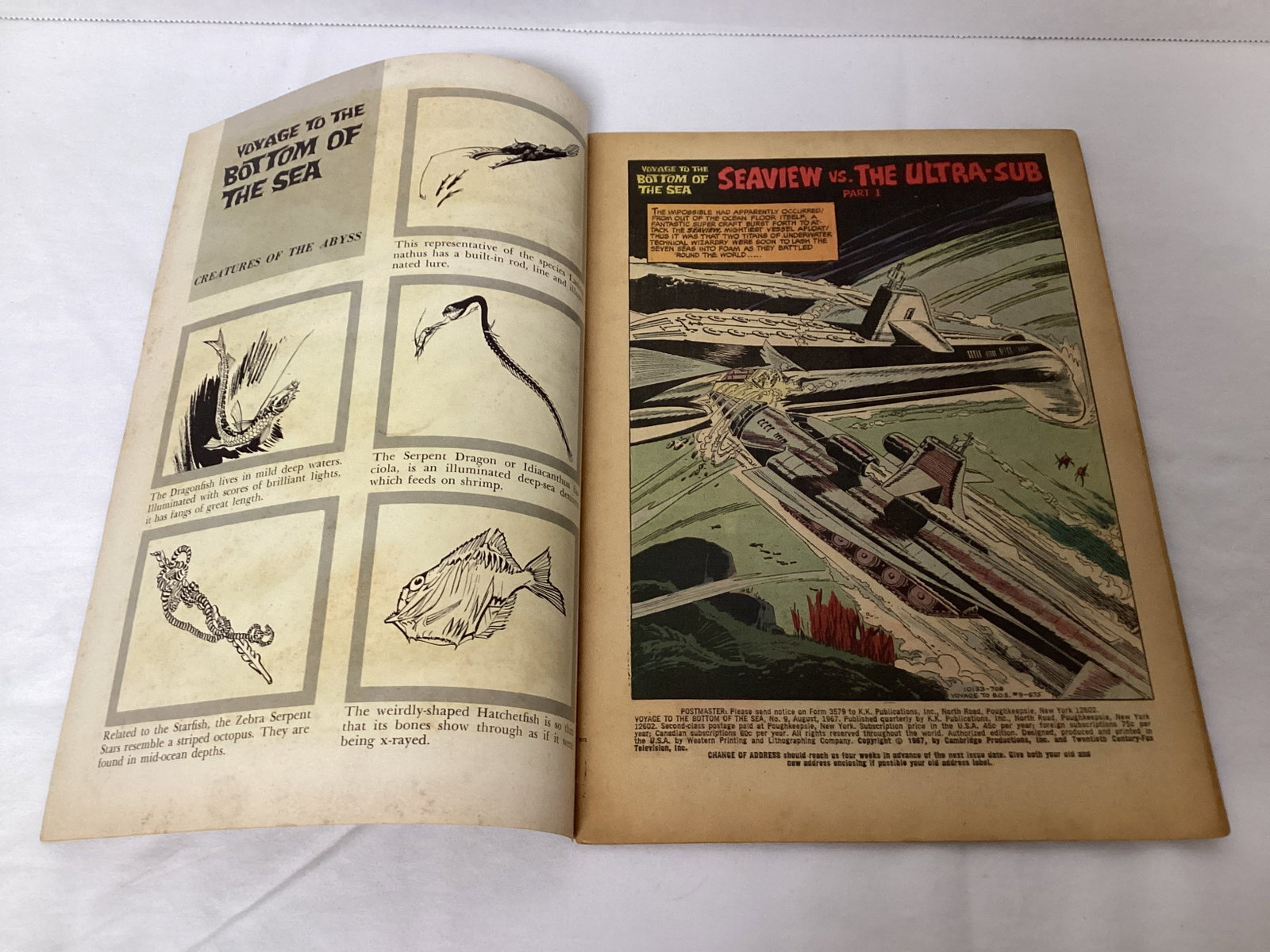 Voyage to the Bottom of the Sea 9 Gold Key Comic Book - 6