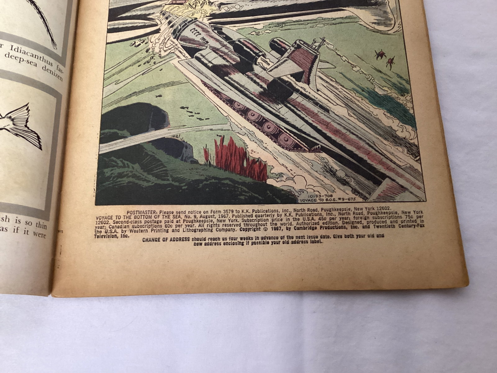 Voyage to the Bottom of the Sea 9 Gold Key Comic Book - 7
