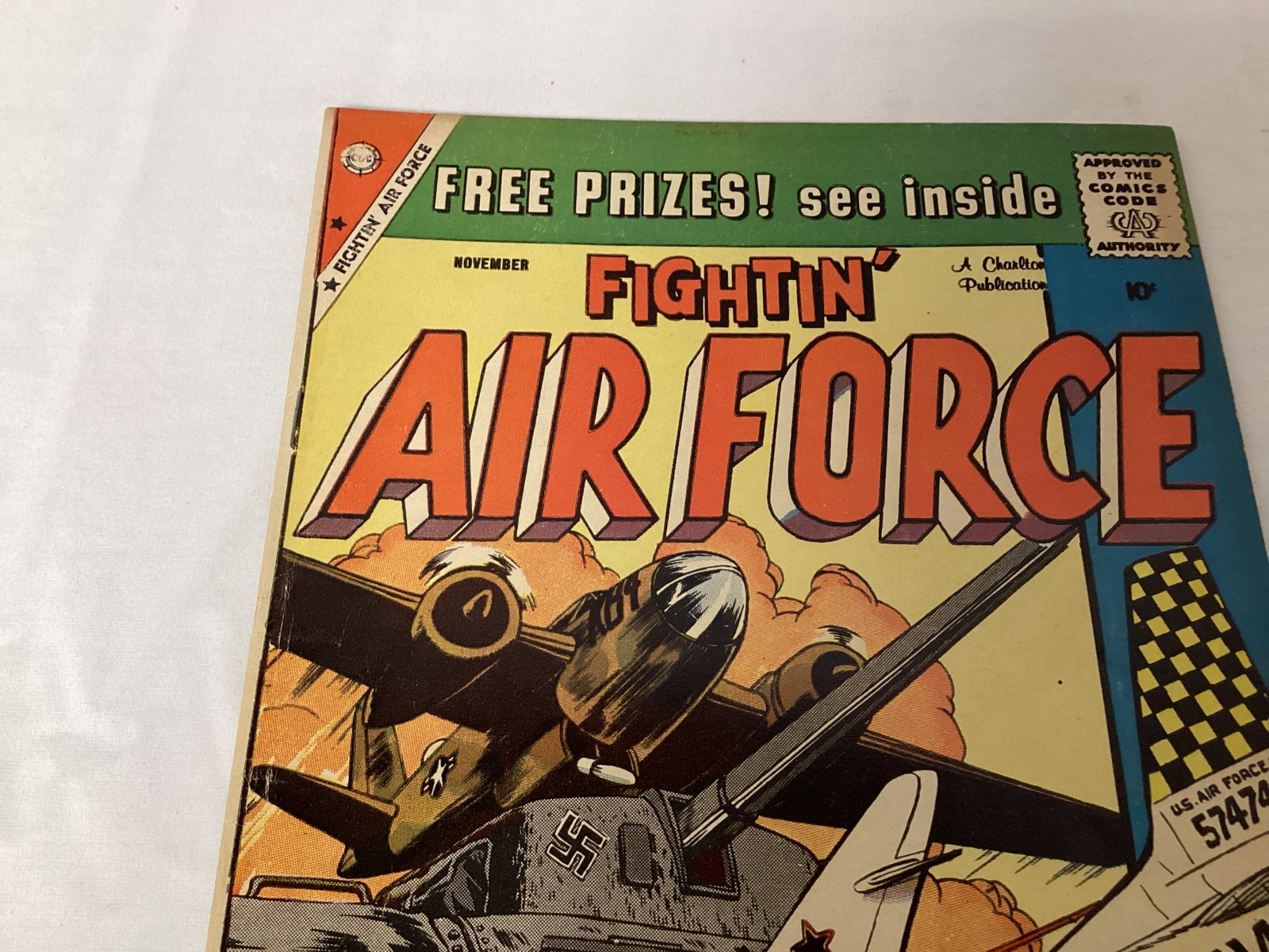 Fightin' Airforce 18 Charlton Comic Book - 2