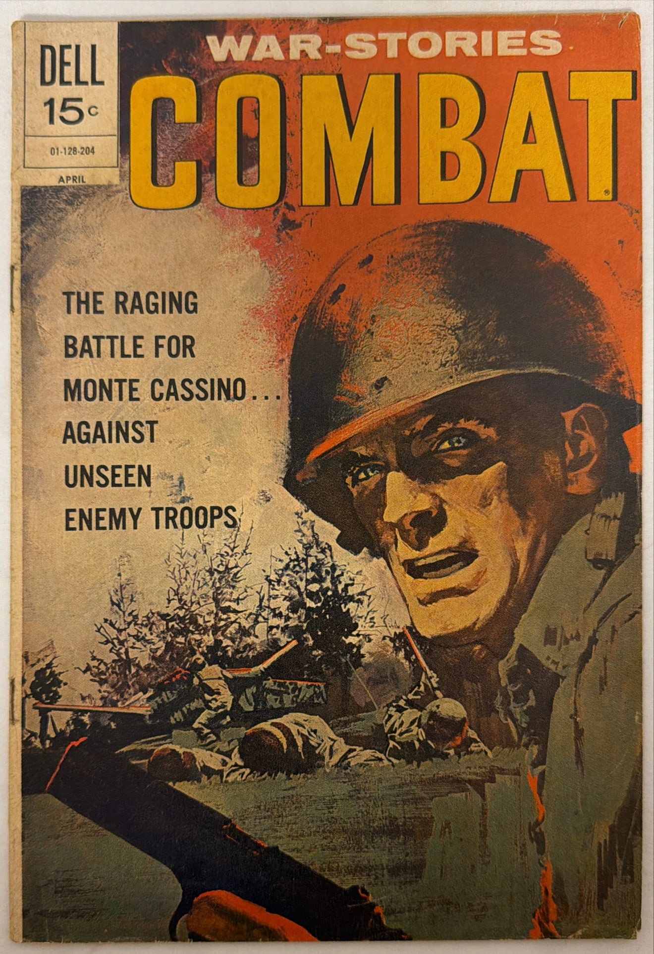 Combat 35 Dell War Comic Book: 1972, please preview and see all photos for condition