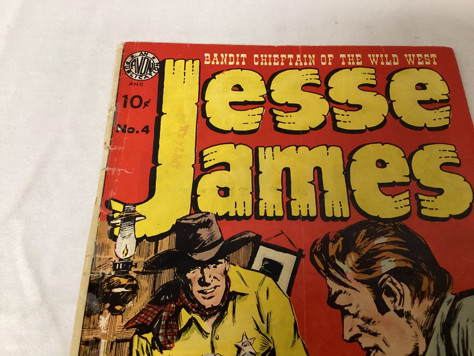 Jesse James 4 Avon Western Comic Book - 2