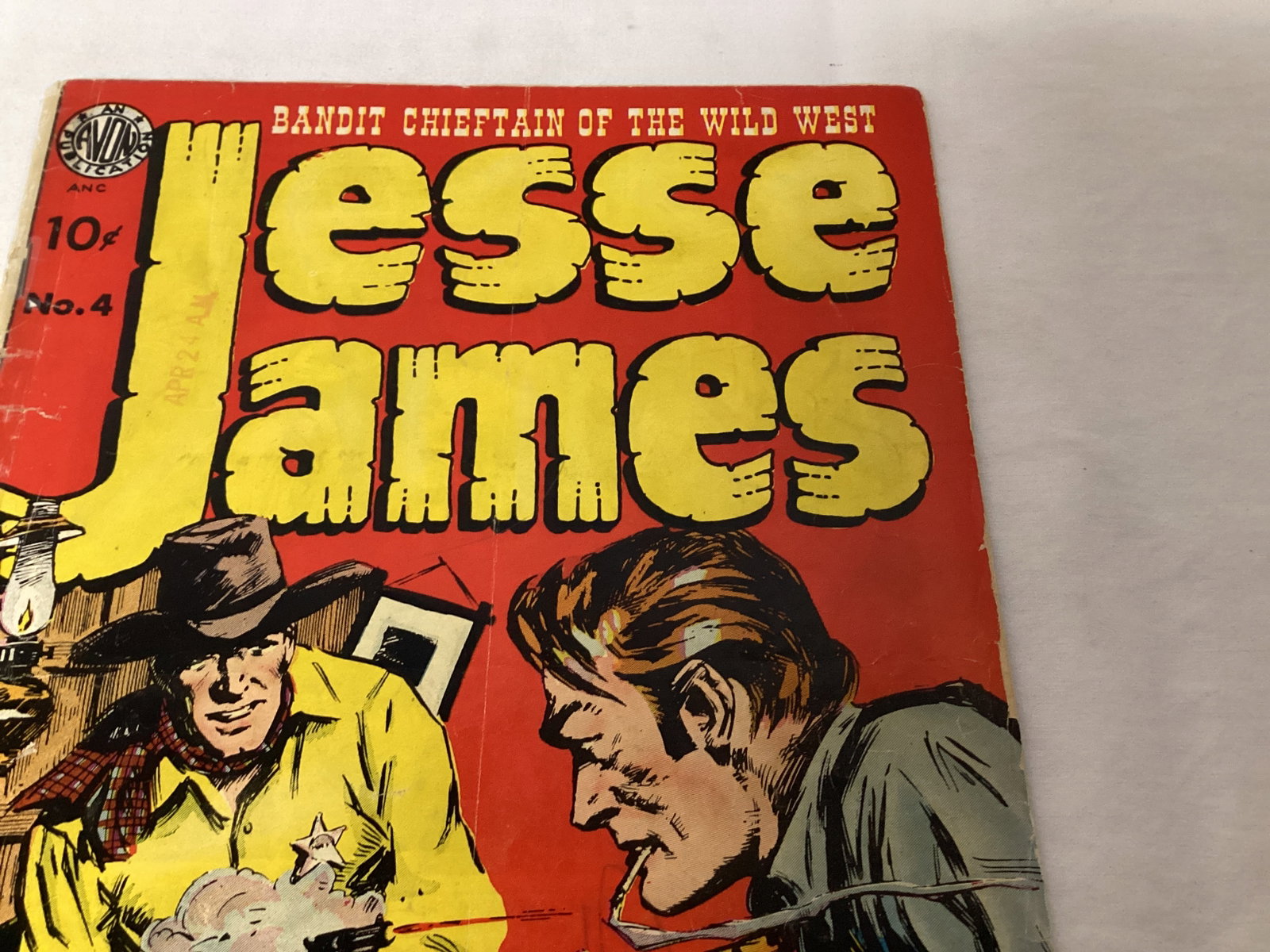 Jesse James 4 Avon Western Comic Book - 3