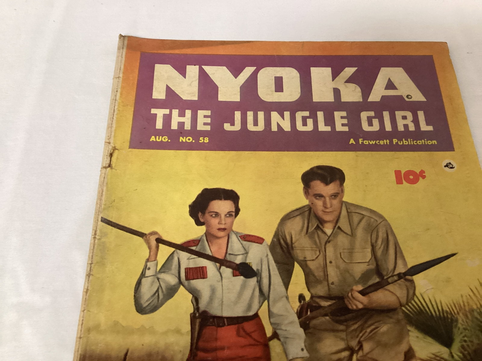 Nyoka the Jungle Girl 58 Fawcett Comic Book - 2