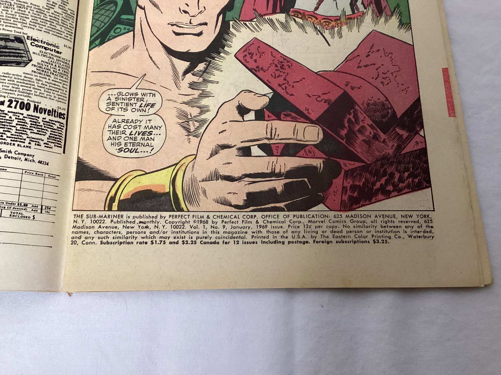 Submariner 9 Marvel Comic Book - 7