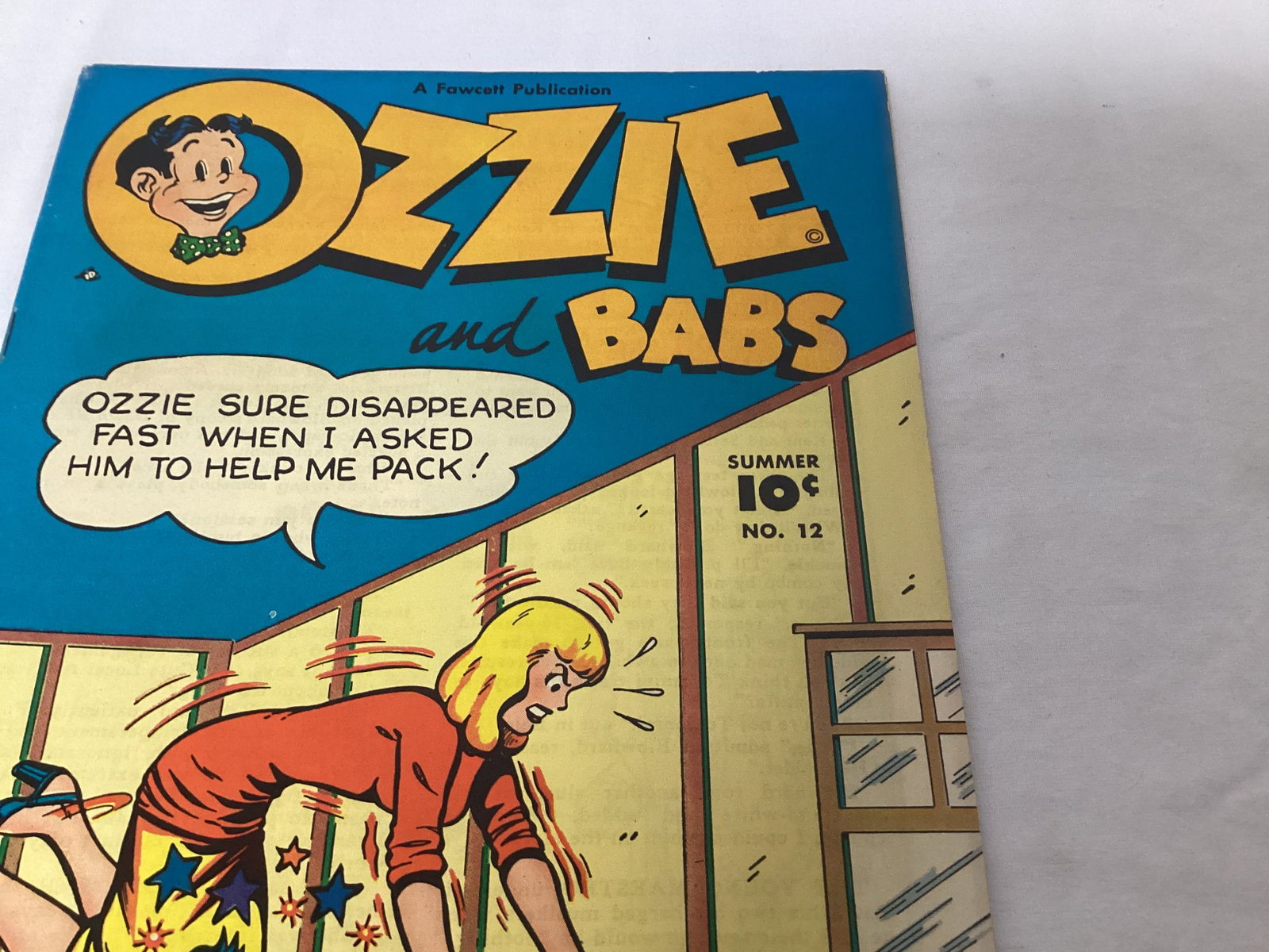 Ozzie and Babs 12 Fawcett Comic Book - 3