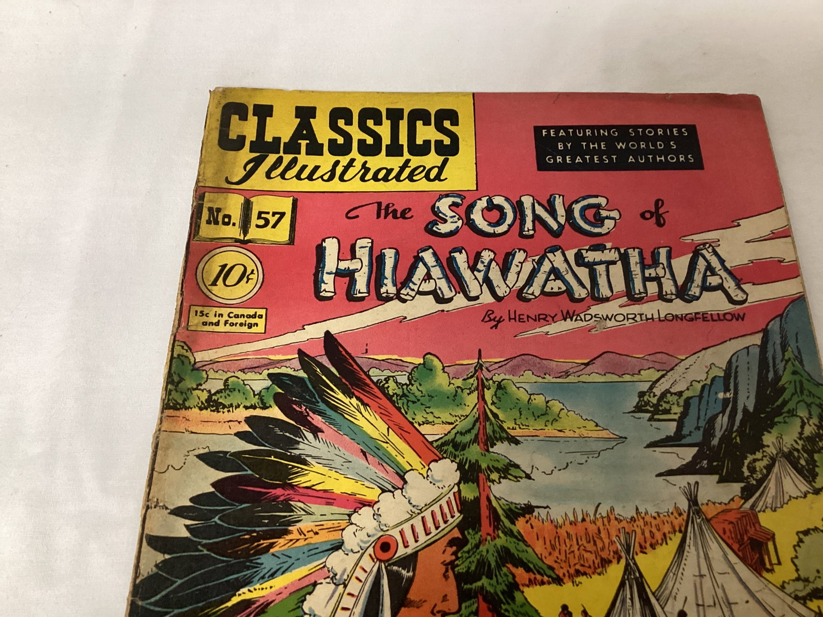 Classics Illustrated 57 Song of Hiawatha Comic Book - 2