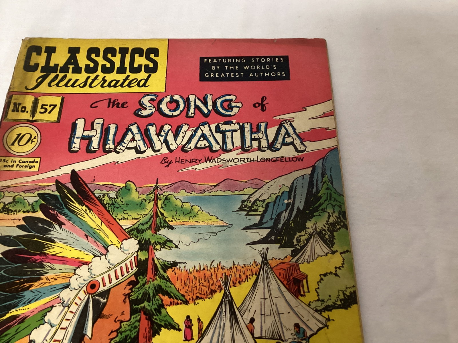 Classics Illustrated 57 Song of Hiawatha Comic Book - 3