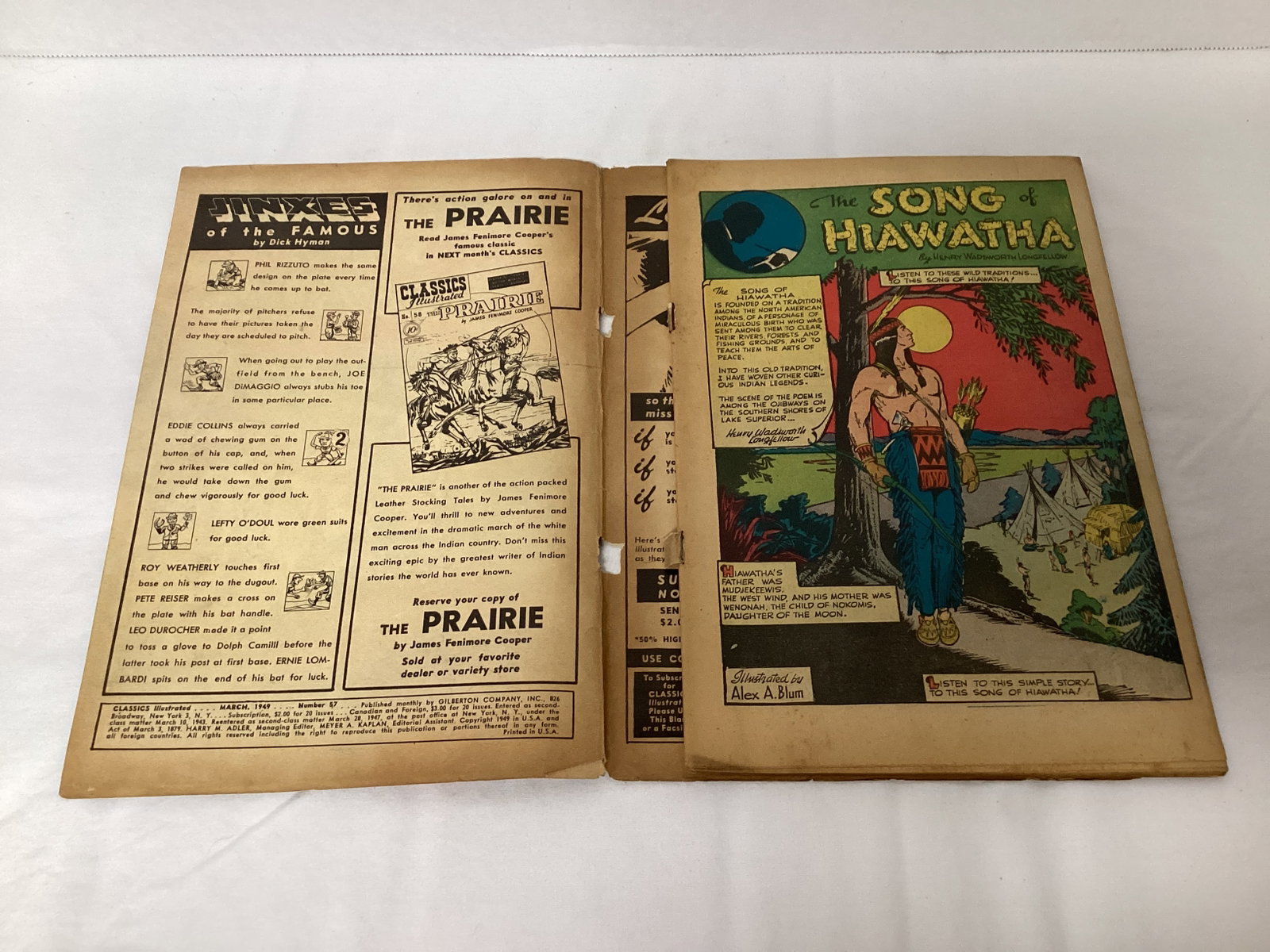 Classics Illustrated 57 Song of Hiawatha Comic Book - 6