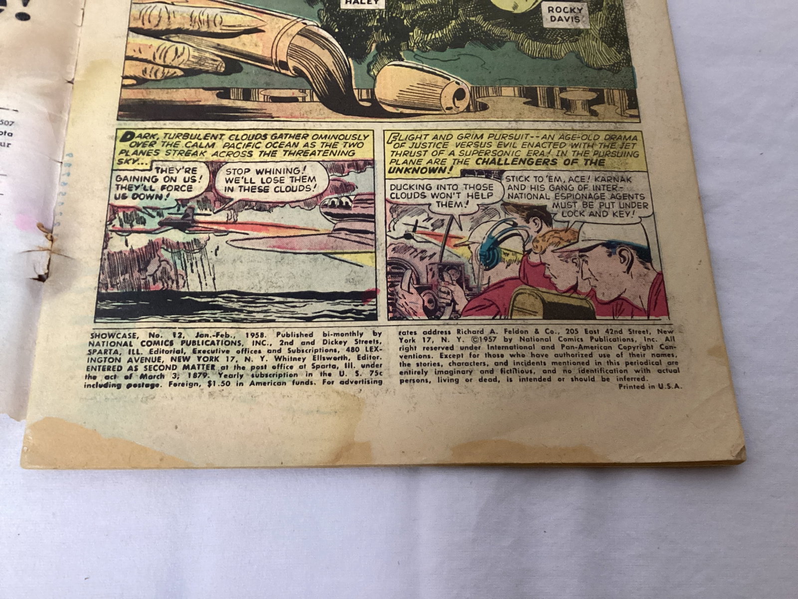 Showcase 12 DC Challengers of the Unknown Comic Book - 7