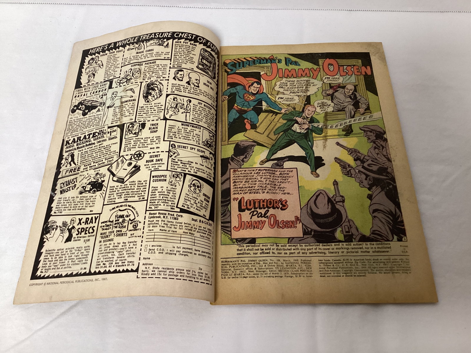 Superman's Pal Jimmy Olsen 109 DC Comic Book - 6