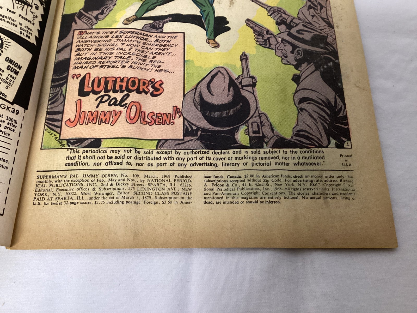 Superman's Pal Jimmy Olsen 109 DC Comic Book - 7